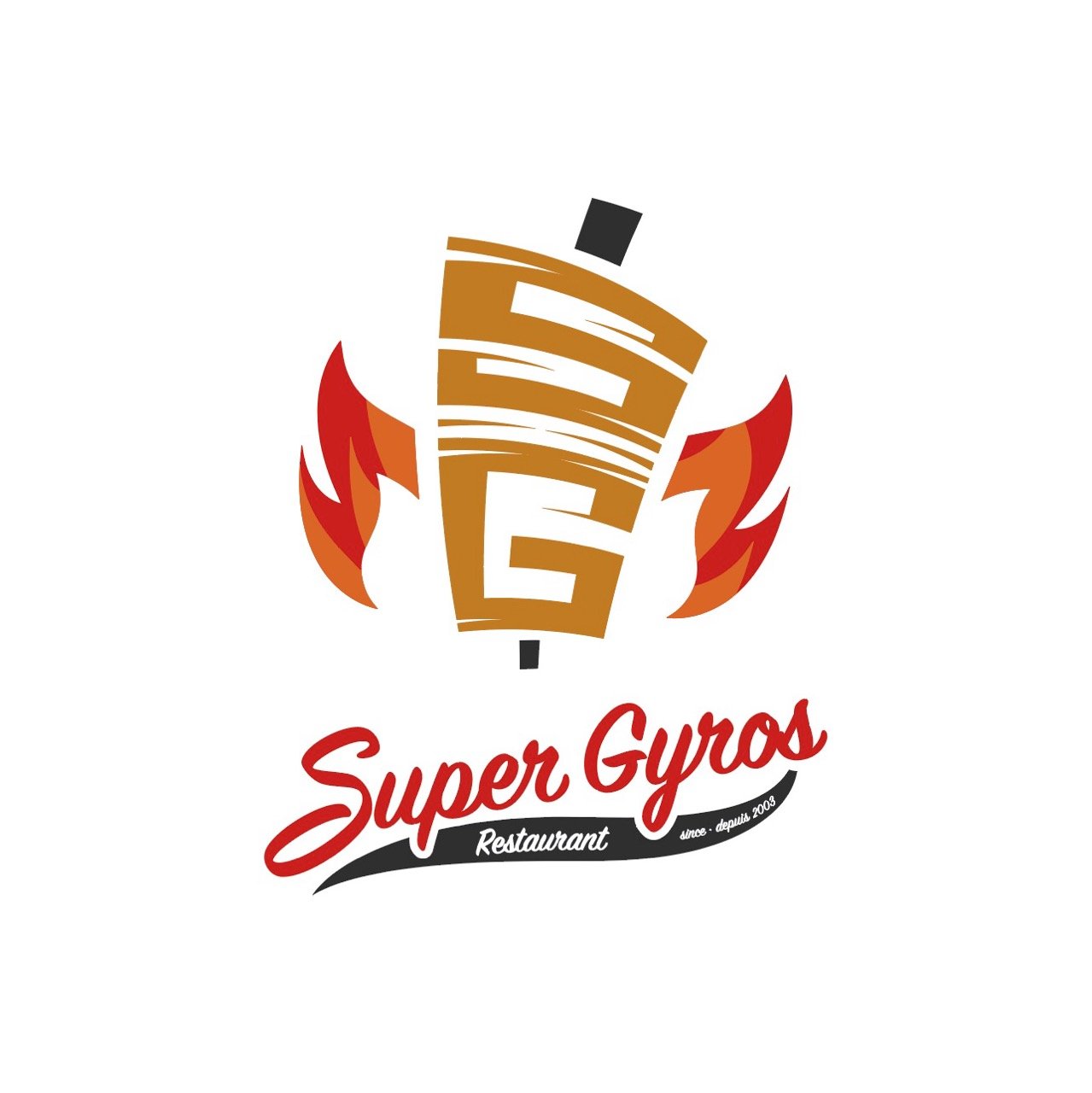 Super Gyros restaurant logo